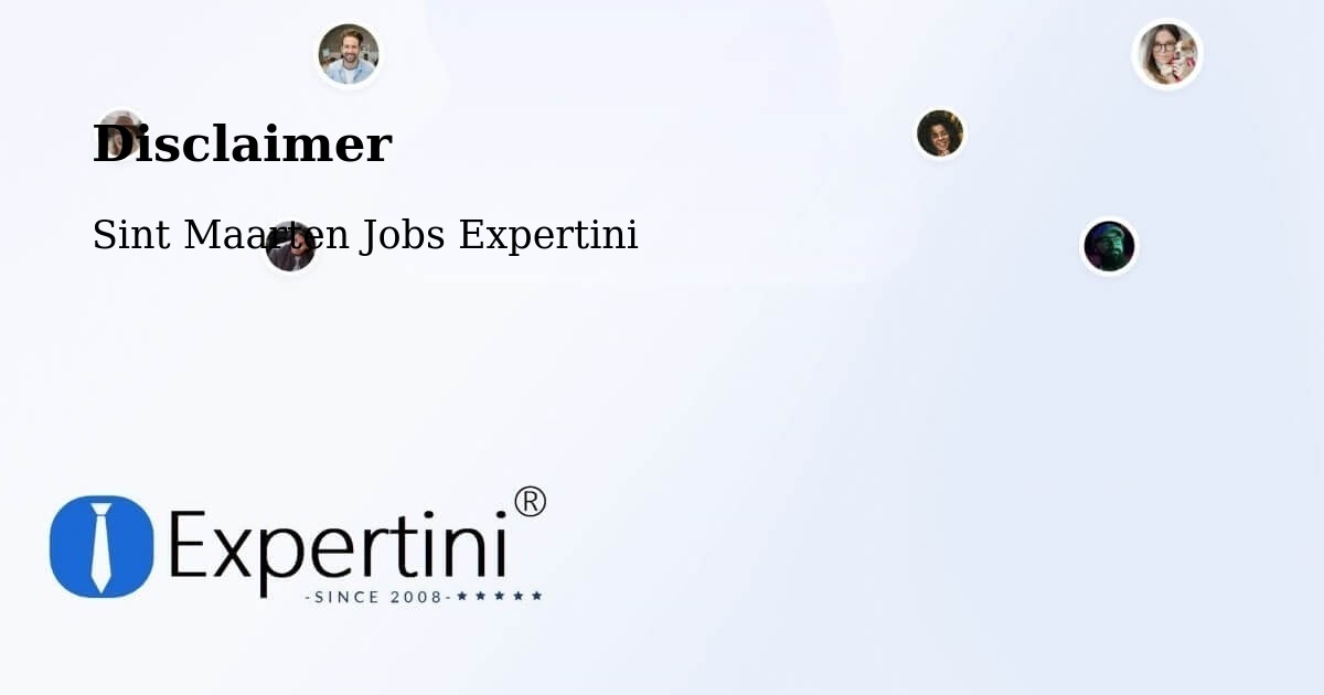 Disclaimer – Saunders - Sint Maarten Jobs Expertini