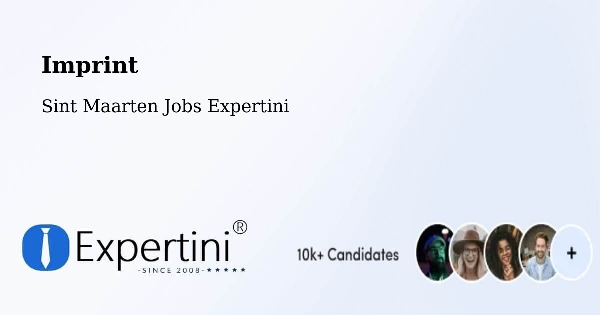 Imprint – Saunders - Sint Maarten Jobs Expertini